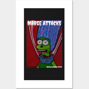 Mars (Marge) Attacks Posters and Art